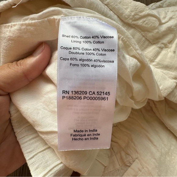 Hatch Maternity The Hallie Shorts 2 Large Ivory Pull-On Comfy Cuff Stretch 3.5” - Picture 7 of 10